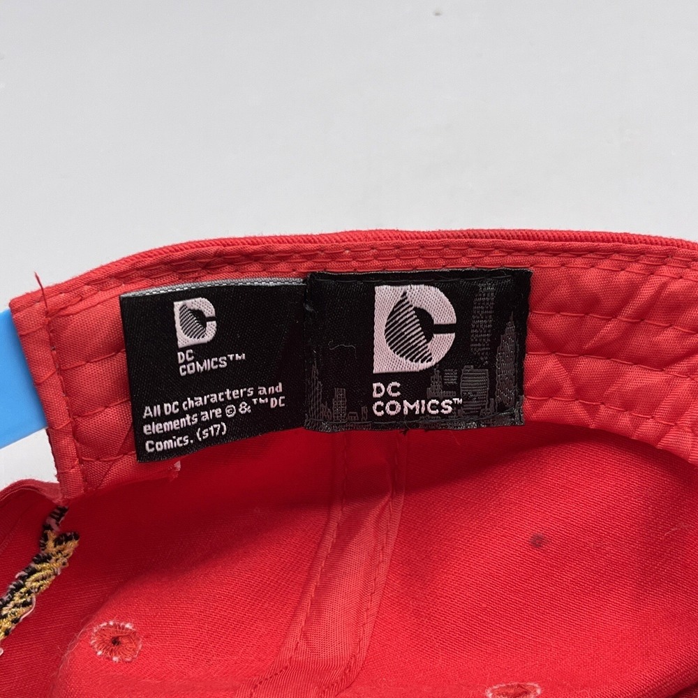 Wonder Woman Baseball Cap‎ DC Comics Classic Red Blue Gold Snap Back Adjustable - Picture 10 of 12